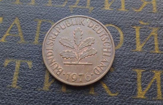 2 пфеннига 1976 (J) Германия ФРГ #05