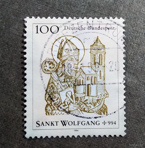 Марка Германия 1994 год 1000 лет со дня смерти Святого Вольфанга