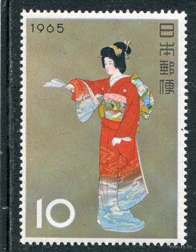 Япония. Живопись. Неделя филателии 1965