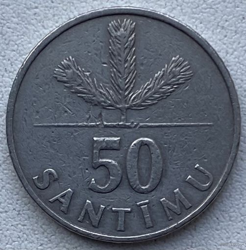 Латвия 50 сантимов 1992 г.