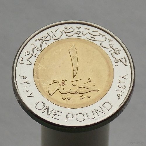 Египет 1 фунт  2007