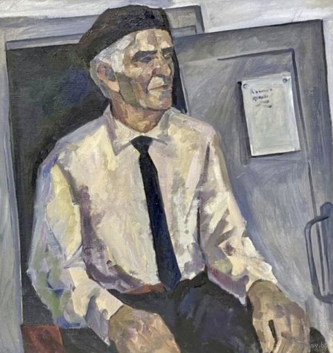 Малишевский А.А;80/75см;1978г;х/м;"Портрет учёного"
