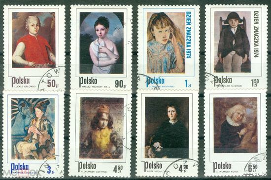 Польша 1974 Искусство Живопись 2338-45  полн. сер. гаш