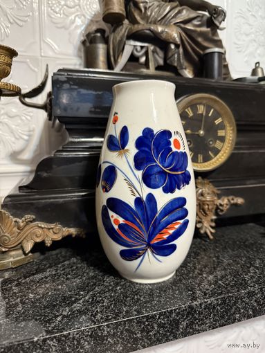 Ваза фарфоровая Полонский 3ХК полонне полонное ручная роспись СССР