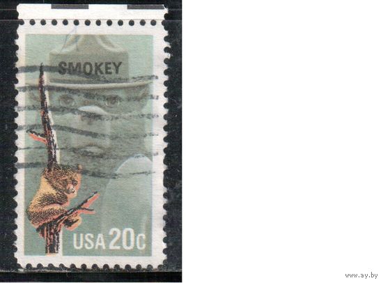 США-1984, (Мих.1705) , гаш., Фауна (одиночка),(1)