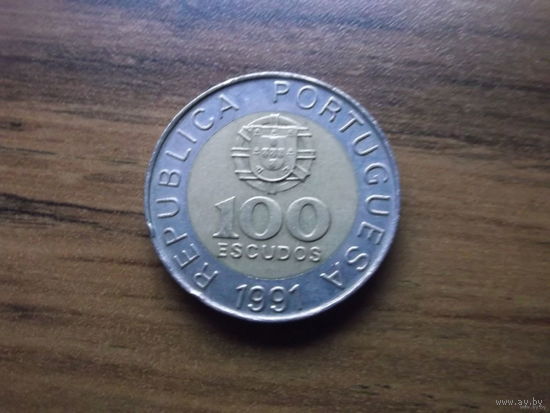 Португалия 100 escudos 1991