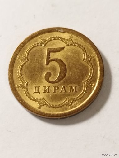 Таджикистан 5 дирам 2006