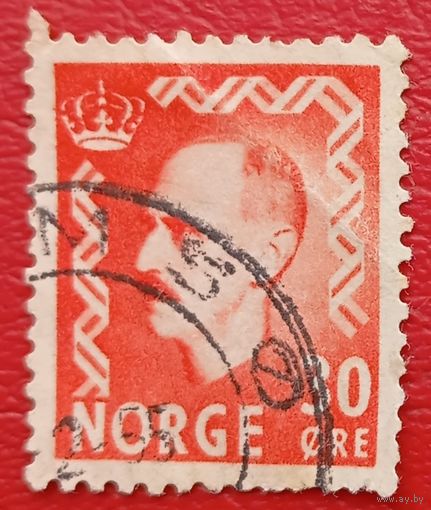 Норвегия, 1950 г., стандартный выпуск, король Хокон VII