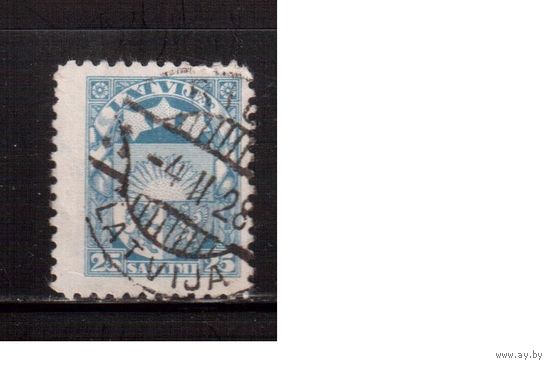 Латвия-1925 (Мих.105)  гаш. , Стандарт, Герб,