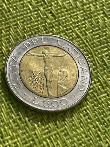 Ватикан 500 лир 1987 г