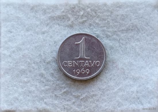Werty71 Бразилия 1 сентаво 1969