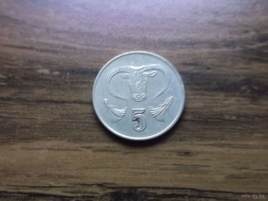 Кипр 5 центов 1991