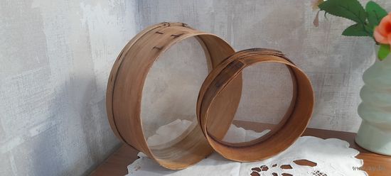 Сито старинное,диам.20 и 17см. отличное.