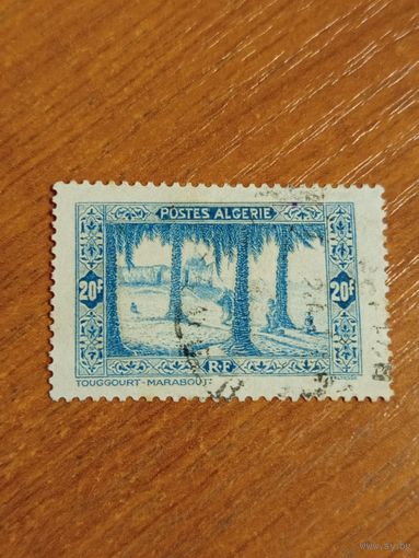 1936 Французская колония Алжир флора дорогая концовка (2-15)