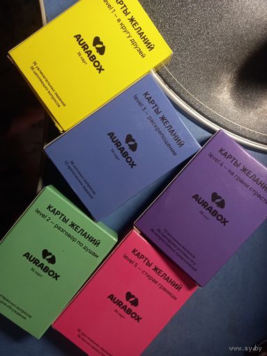 Карты игральные желаний Aurabox 5 уровней