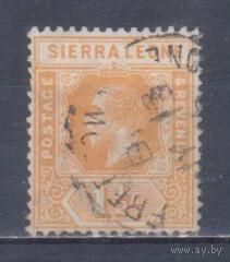 [1731] Британские колонии. Сьерра Леоне 1912. Георг V. Гашеная марка.