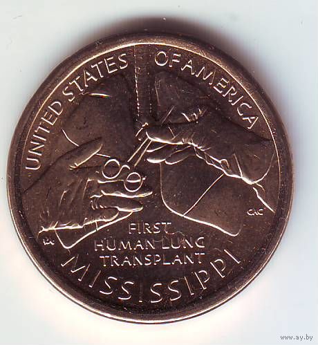 США. 1 доллар 2023 год. Инновации. Из ролла - состояние !