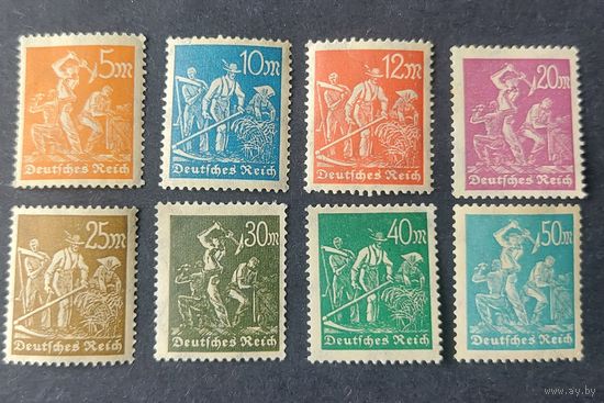 Германия 1922 Mi.238-245 MNH** полная серия