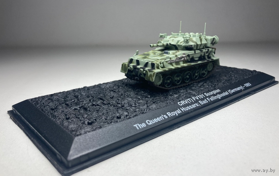 Танк CRV(T) FV101 Scorpion The Queen's Royal Hussars; Bad Fallingbostel Germany 1993 с журналом.