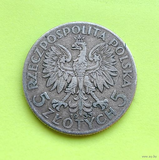 5 злотых 1933
