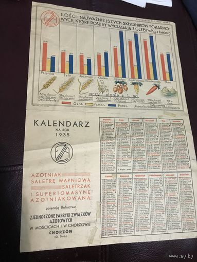 Календарь.Kalendarz-1935г.