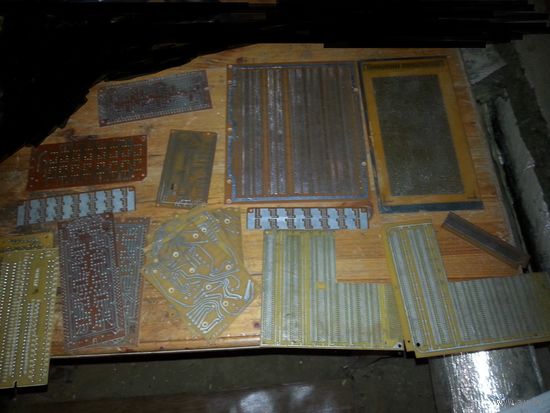 Платы СССР пустые двухсторонние