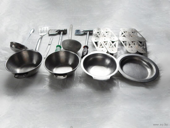 Посуда из нерж.стали, алюминия и др.
