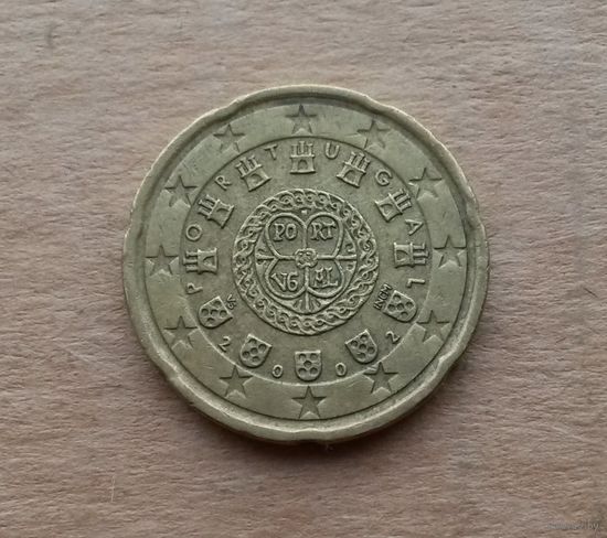 Португалия, 20 евроцентов 2002 г.