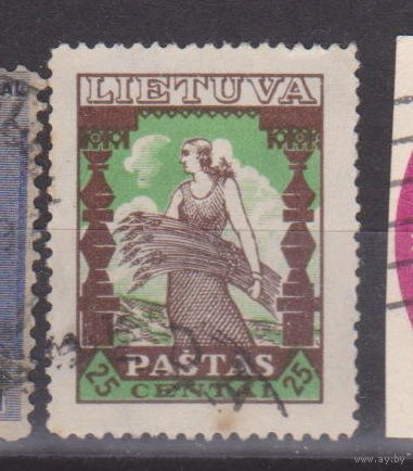 Литва 1934 год лот 6 С НАДПЕЧАТКОЙ