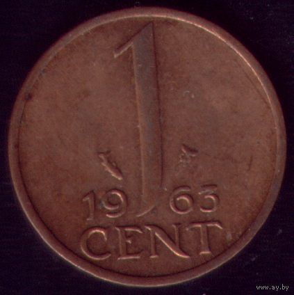 1 цент 1963 год Нидерланды
