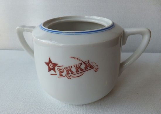 Сахарница РККА редкое клеймо  Дулево 1937 год   ОРИГИНАЛ