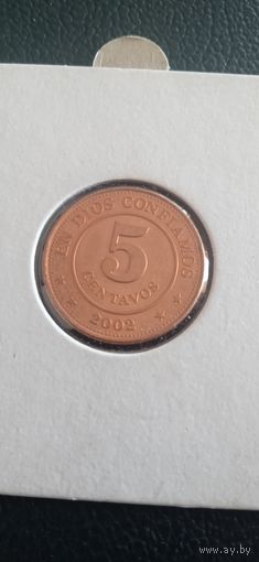 Никарагуа 5 сентаво 2002 г.