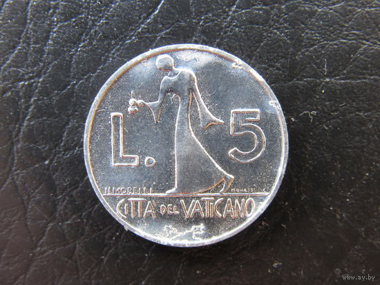 Ватикан. 5 лир.1978. С 20 копеек. Распродажа коллекции. Смотрите другие лоты.