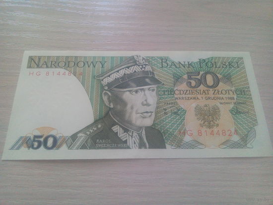 Польша 50злотых 1988г.
