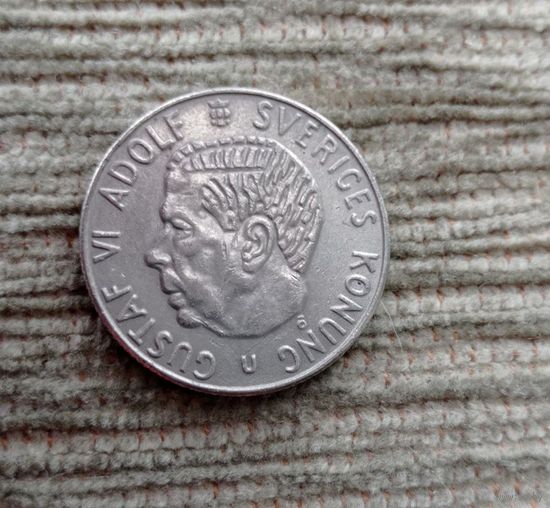 Werty71 Швеция 1 крона 1969