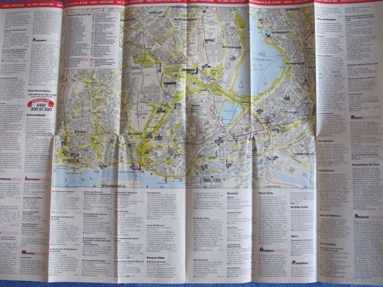 Карта Гамбурга (60х45 см)