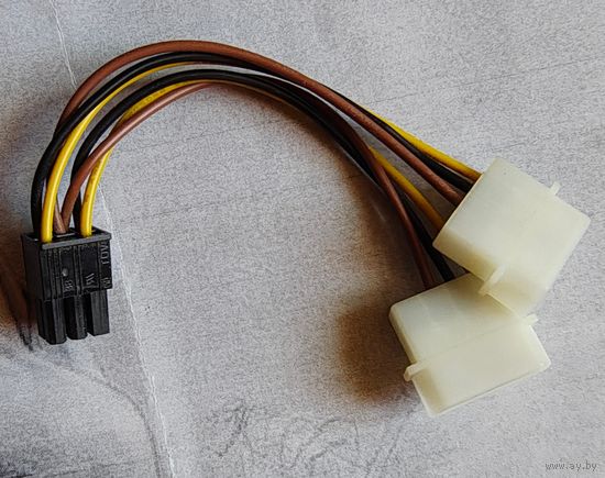 Переходник питания IDE - 6 пин видеокарты. pin