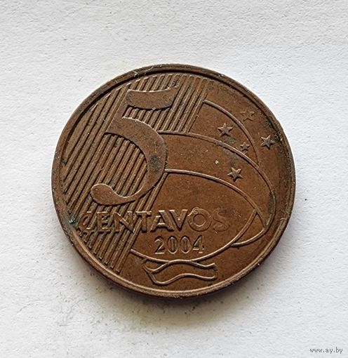 Бразилия 5 сентаво, 2004