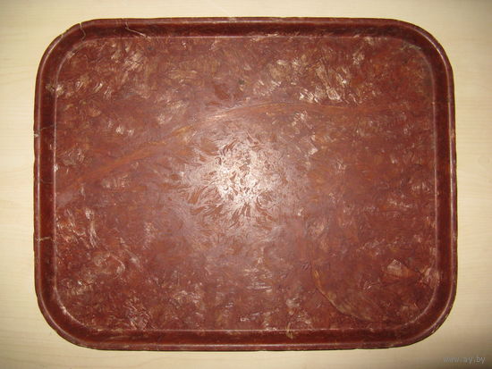 Поднос карболитовый времён СССР 45х35 см