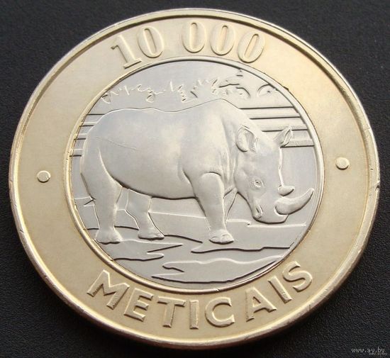 Мозамбик. 10.000 метикалов 2003 год  KM#131