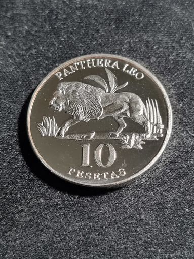 Западная Сахара 10 песет 2020 Unc
