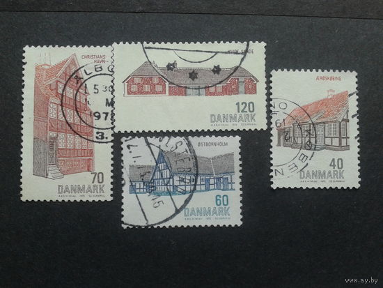 Дания 1972 архитектура полная серия