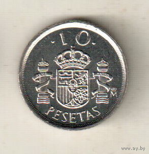 Испания 10 песета 1999