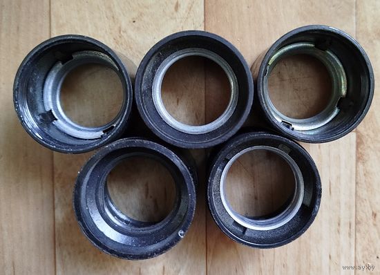 Части корпуса патрона Е27 (карболит).