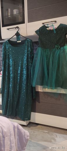 Платье мама и дочка family look