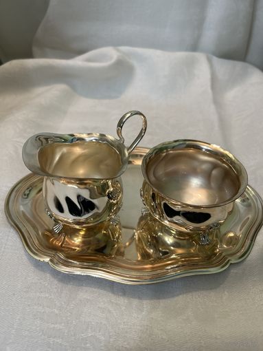 Сливочник с вазочкой