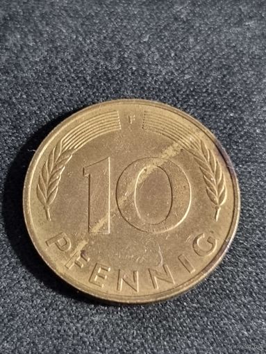Германия 10 пфеннигов 1995  F