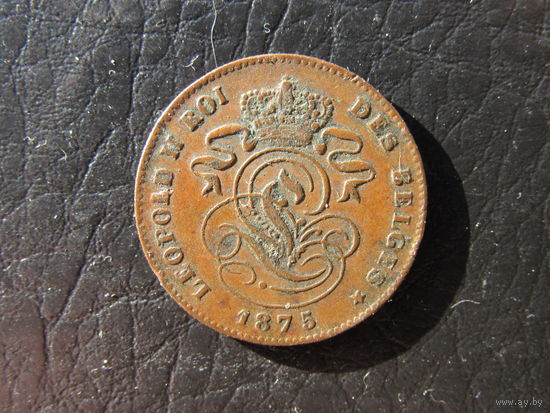 Бельгия. 2 цента.1875. С 20 копеек. Распродажа коллекции. Смотрите другие лоты.