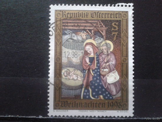 Австрия 1998 Рождество, фреска
