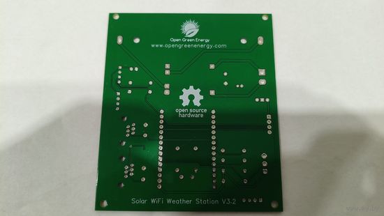 Метеостанция Solar Powered WiFi Weather Station V3.2 - печатная плата